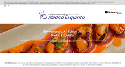 Desktop Screenshot of madridexquisito.com