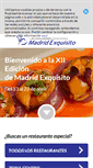 Mobile Screenshot of madridexquisito.com