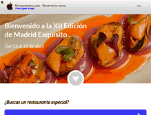 Tablet Screenshot of madridexquisito.com
